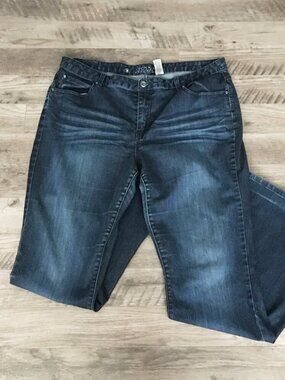 Vintage Nevada Flared Distressed Diamond Button Jeans 36W x 34L